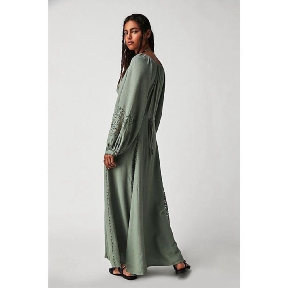 Free People Southwest Lace Maxi Dress Size M